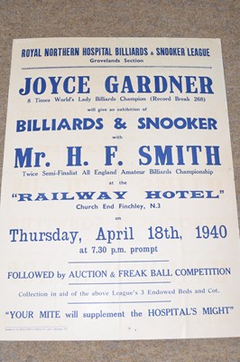 Lot 363 - Advertising poster - Royal Northern Hospitals...