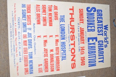 Lot 366 - Advertising poster - World's Greatest Charity...