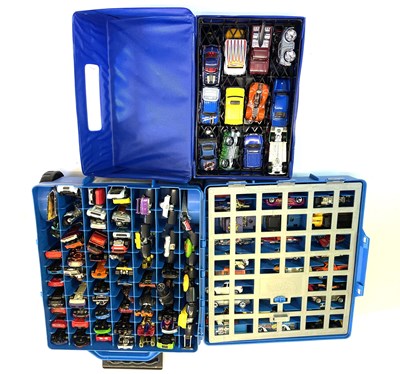 Lot 78A - Mixed lot of Hotwheels storage boxes,...