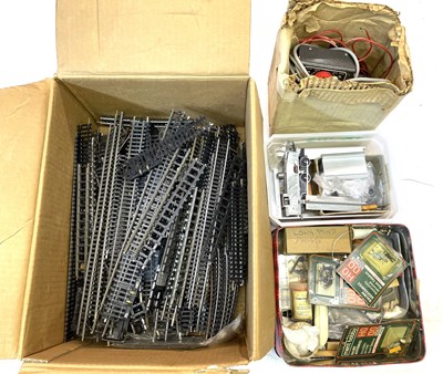 Lot 41 - A Large box of 00 gauge model railway track,...
