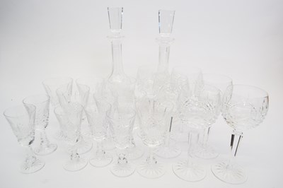 Lot 23 - Quantity of Waterford glass ware including two...