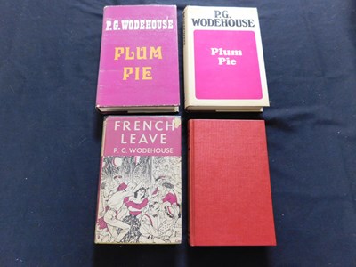 Lot 117 - P G WODEHOUSE: 2 titles: FRENCH LEAVE, London,...