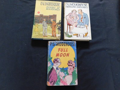 Lot 127 - P G WODEHOUSE: 3 titles: FULL MOON, London,...
