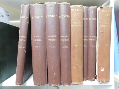 Lot 144 - JOHN RUSKIN: MODERN PAINTERS, Orpington, Kent,...
