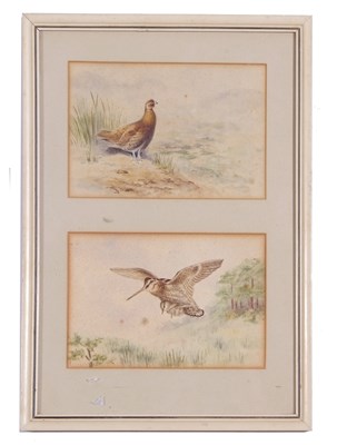 Lot 109 - British School, Two watercolour studies,...