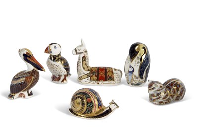 Lot 53 - Royal Crown Derby Paperweights