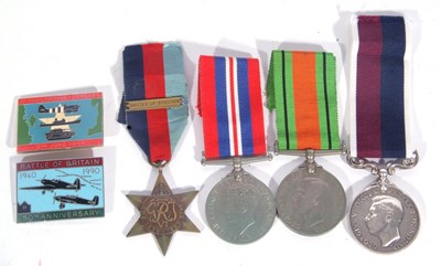 Lot 48 - Group of WWII RAF medals to include 1939-45...
