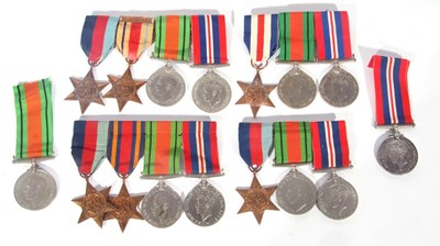 Lot 325 - Quantity of 4 WWII British campaign medal...