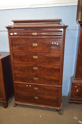 Lot 285 - Late 19th Century Danish mahogany chest of...