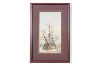 Lot 87 - HMS Victory Watercolour