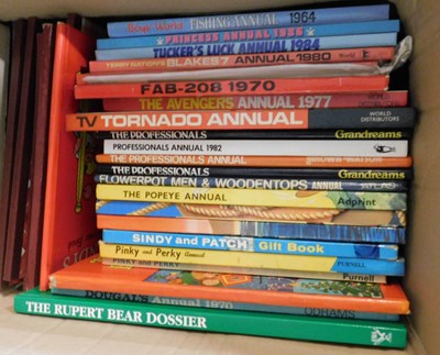 Lot 84 - One box: assorted children's annuals etc