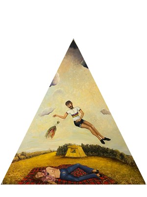 Lot 22 - Anthony Green (British b. 1939) "Love Rug",...