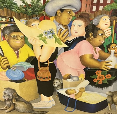 Lot 1 - Beryl Cook (British, 1926-2008), 'Street...