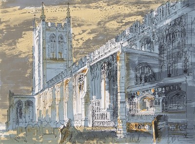 Lot 681 - John Piper (British, 1903-1992), Long Melford...