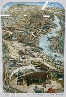 Lot 45 - Glynn Thomas (British b. 1946), Morstomn Quay,...