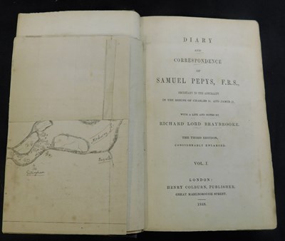 Lot 172 - SAMUEL PEPYS: DIARY AND CORRESPONDENCE, ed...
