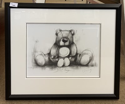 Lot 142 - Doug Hyde (British, Contemporary) "Bear Hug"...