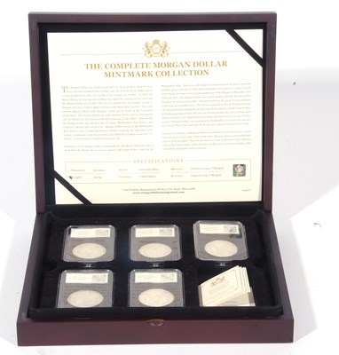 Lot 520 - USA " The complete Morgan dollar mintmark...