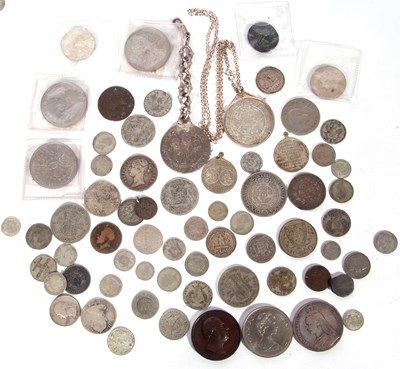 Lot 527 - Box: Assorted coins