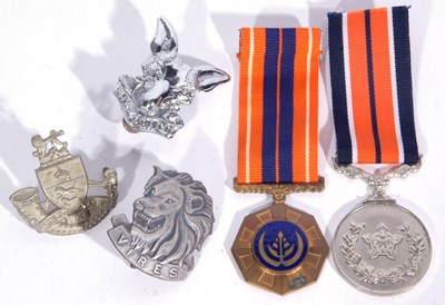 Lot 52 - Pair of SADF medals including SADF General...
