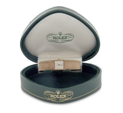 Lot 407 - Vintage ladies 9ct gold Rolex Precision wrist...