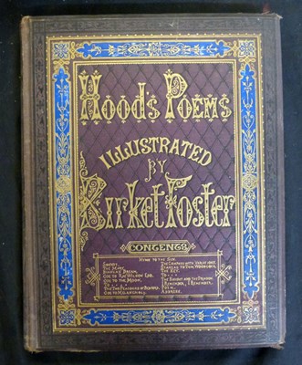 Lot 210 - THOMAS HOOD: POEMS, ill Birket Foster, London,...