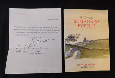 Lot 215 - JOHN BETJEMAN: THE ILLUSTRATED SUMMONED BY...