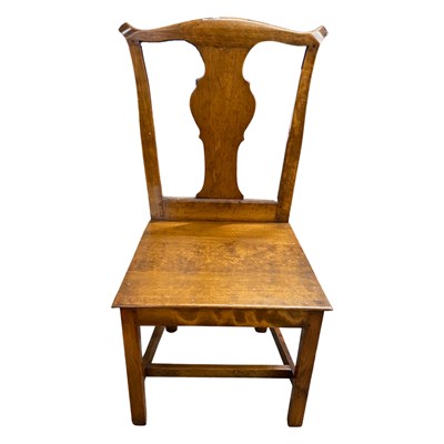 Lot 612 - Set of four cherrywood reproduction Georgian...