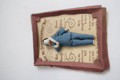 Lot 467 - Rare WW1 Christmas Card Doll