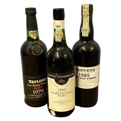 Lot 532 - Four bottles of port - Harveys Vintage port...