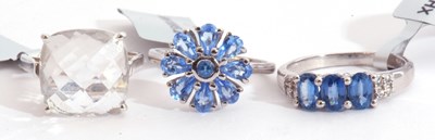 Lot 152 - Mixed Lot: modern blue Himalayan Kyanite and...