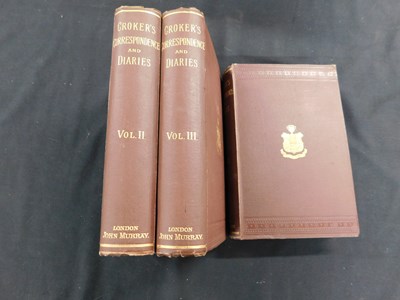Lot 267 - LOUIS J JENNINGS: THE CROKER PAPERS THE...