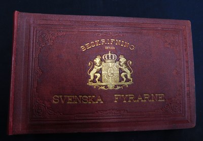 Lot 308 - BESKRIFNING OFVER SVENSKA FYARNE MED KORT...