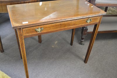 Lot 571 - Sheraton period cross banded and inlaid...