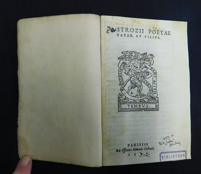 Lot 316 - TITO VESPASIANO STROZZI: STROZZI POETAE PATER...