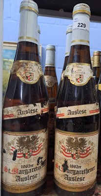Lot 549 - Seven bottles St Margaret never Auslese...