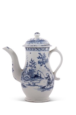 Lot 111 - Lowestoft Coffee Pot c.1770