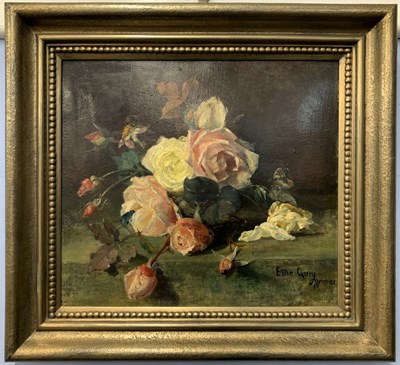 Lot 95 - Emma Goerg (German, b.1860), still life study...