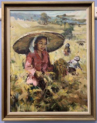 Lot 108 - I.Fantje (Indonesian, 20th century) 'Rice...