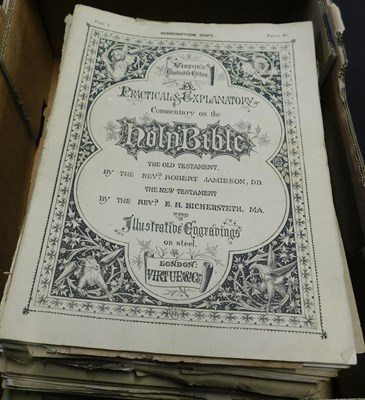 Lot 343 - THE HOLY BIBLE, eds Robert Jamieson & E H...
