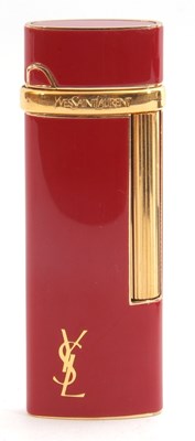 Lot 325 - Yves St Laurent cased retro lighter