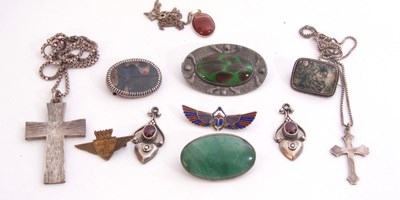 Lot 335 - Mixed Lot: an Egyptian revival 800 stamped...