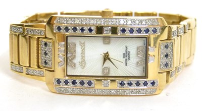 Lot 345 - Ladies stainless steel Ingersoll quartz...