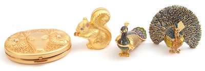 Lot 352 - Mixed Lot: three Estee Lauder boxed solid...