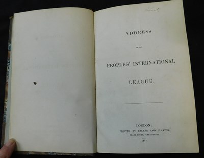 Lot 348 - PAMPHLETS, bound volume of 10 19th century...