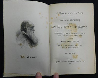 Lot 358 - CHARLES DARWIN: A NATURALISTS VOYAGE, JOURNAL...