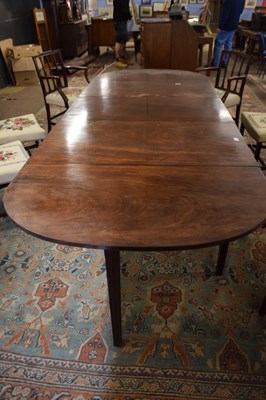Lot 604 - A large 19th Century mahogany sectional dining...