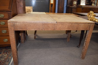 Lot 608 - Heals of London limed oak extending dining...