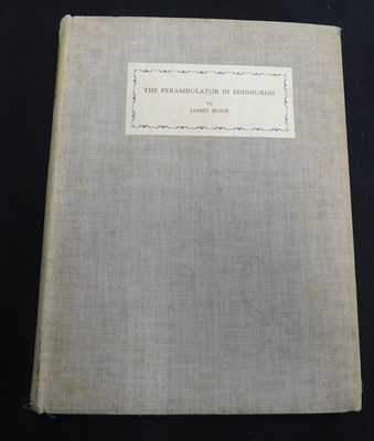 Lot 422 - JAMES BONE: THE PERAMBULATOR IN EDINBURGH, ill...