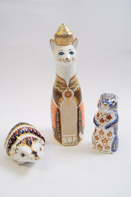 Lot 436 - Royal Crown Derby paperweight of a hedgehog...